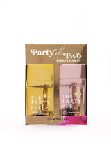 PARTY OF TWO - GOLD & CHAMPAGNE PEEL HOLIDAY DUO